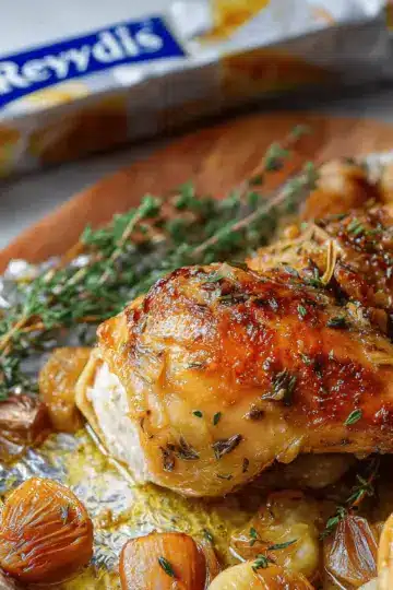 Easy, Oven-Roasted French Garlic Chicken (video)