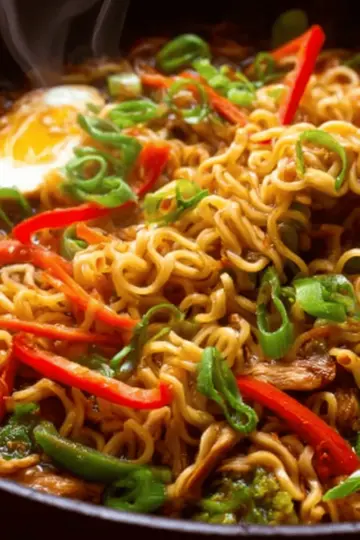 Chicken Vegetable Ramen Noodles