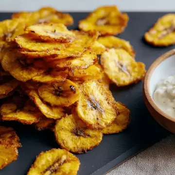 Baked Plantain Chips