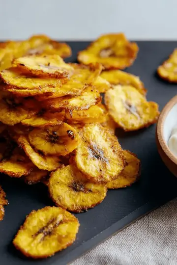 Baked Plantain Chips