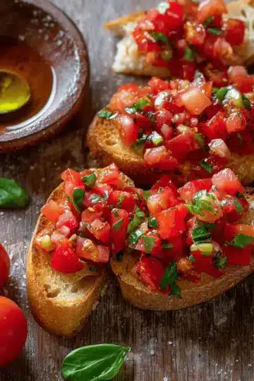 Easy Italian Tomato Bruschetta