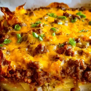 Cheesy Ground Beef and Potatoes