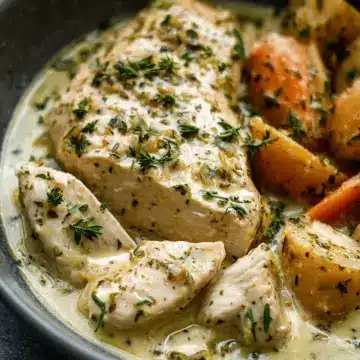 Slow Cooker Creamy Ranch Chicken