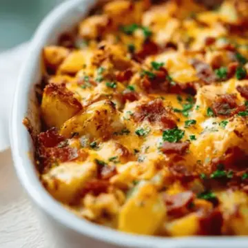 Loaded Chicken and Potato Casserole