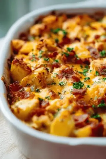Loaded Chicken and Potato Casserole