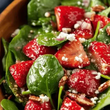 Strawberry Spinach Salad