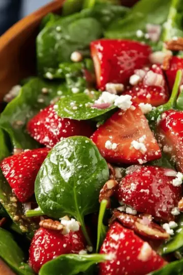 Strawberry Spinach Salad