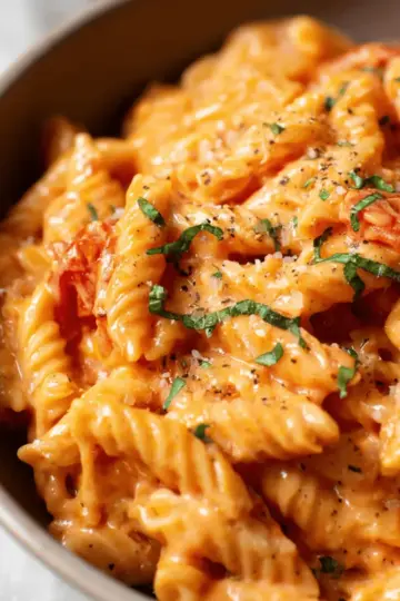 Super Easy Creamy Tomato Pasta