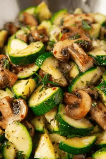 Sauteed Zucchini and Mushrooms