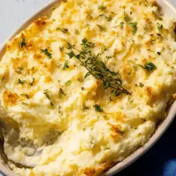 Creamy Baked Mashed Potatoes