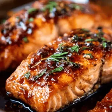 Honey Garlic Glazed Salmon