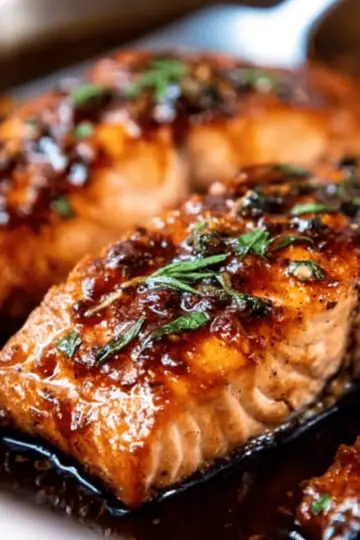 Honey Garlic Glazed Salmon