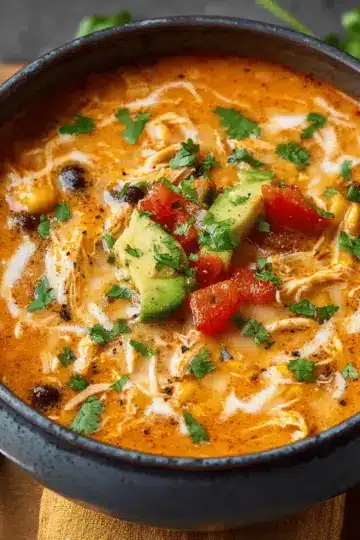 Creamy Chicken Enchilada Soup