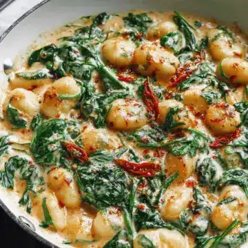 Creamy Spinach Gnocchi (20 Minute, One-Pan Meal)