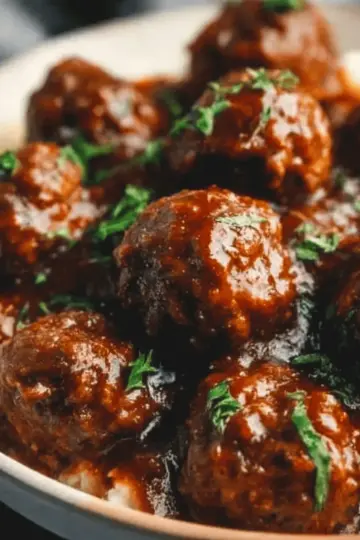 Crockpot Salisbury Steak Meatballs