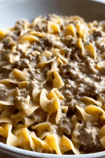 Ground Beef Stroganoff