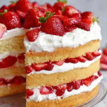 Strawberry Shortcake Cake