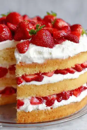 Strawberry Shortcake Cake