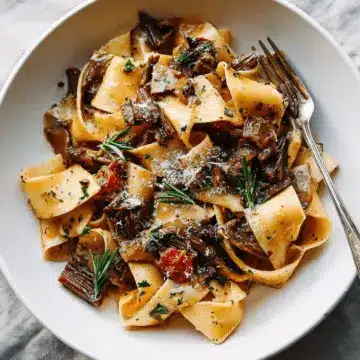 Portobello Mushroom Pappardelle