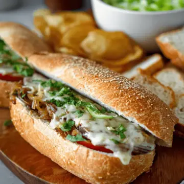 French Onion Veggie Subs