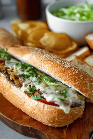 French Onion Veggie Subs