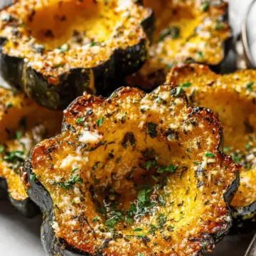 Parmesan Herb Roasted Acorn Squash