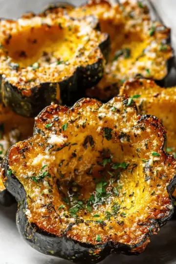 Parmesan Herb Roasted Acorn Squash