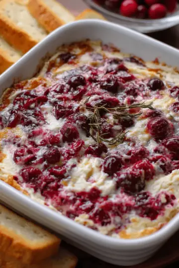 Baked Cranberry Cream Cheese Dip