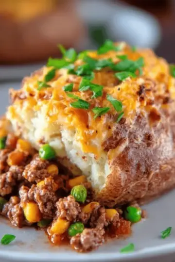 Shepherd’s Pie Baked Potatoes