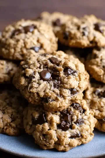Chewy Oatmeal Chocolate Chip Cookies