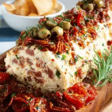 Antipasto Cheese Log