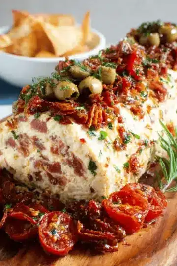 Antipasto Cheese Log