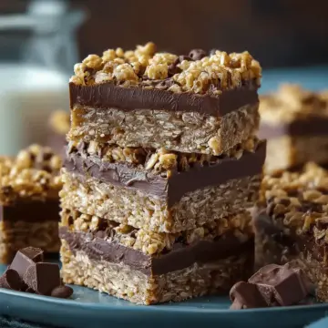 No-Bake Chocolate Oat Bars