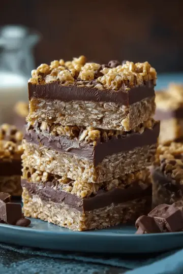 No-Bake Chocolate Oat Bars