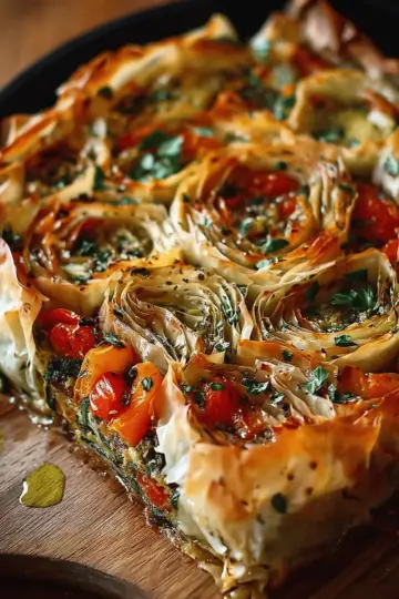 Veggie Phyllo Bake