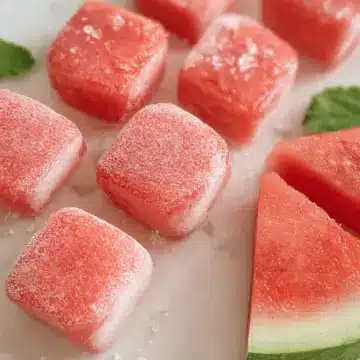 Watermelon Mochi