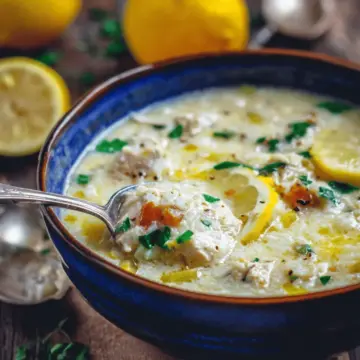 Avgolemono Soup Recipe (Greek Lemon Chicken Soup)