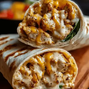 Cheesy Garlic Chicken Wraps: A Deliciously Easy Meal