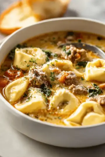 Sausage Tortellini Soup