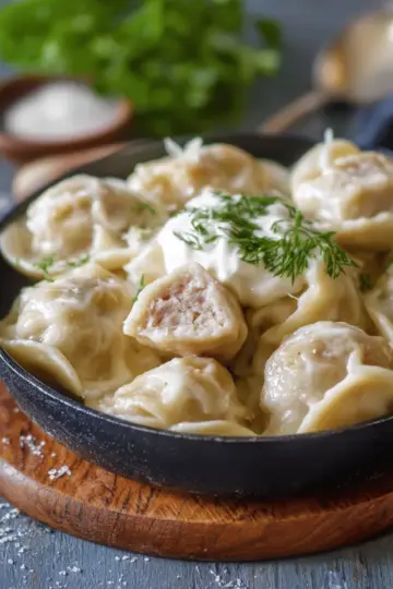 Russian Pelmeni (Meat Dumplings)