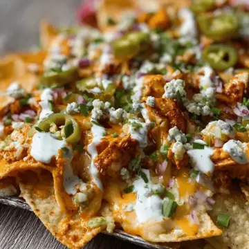 Buffalo Chicken Nachos