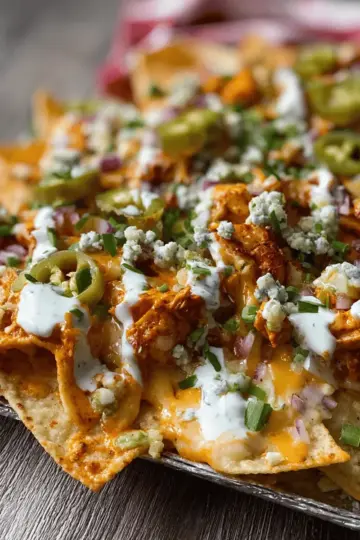 Buffalo Chicken Nachos