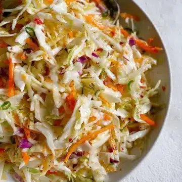 Vinegar Coleslaw (No Mayo)
