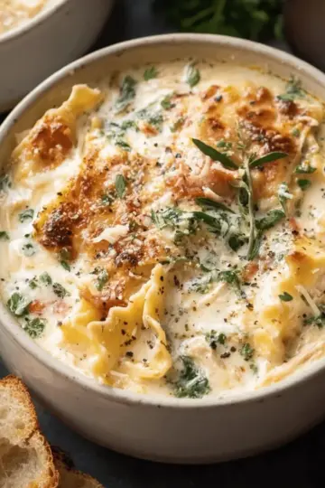 White Lasagna Soup