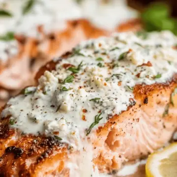 Baked Boursin Salmon