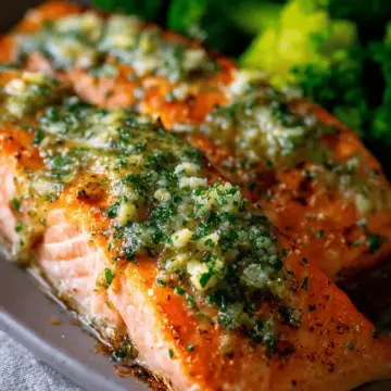 Garlic Butter Baked Salmon