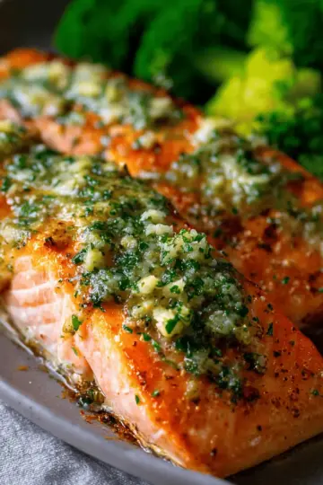 Garlic Butter Baked Salmon