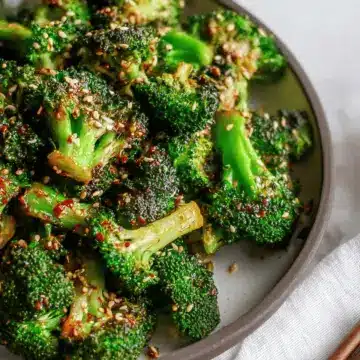 Clean Keto Gochujang Sesame Broccoli