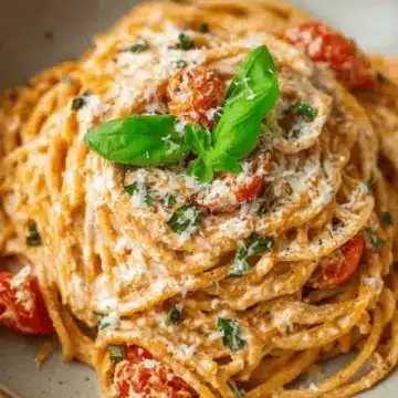 Roasted Tomato and Garlic Ricotta Pasta