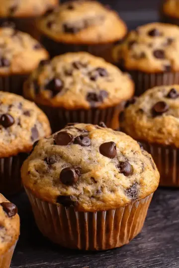 Banana Chocolate Chip Muffins